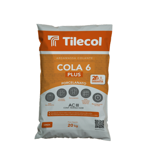 ARGAMASSA ACIII COLA6 PLUS 20KG